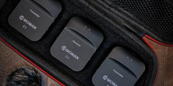 MOMAN C1 ラベリア　マイク DSLR Moman C1 用ワイヤレス ラベリア マイク |モマン