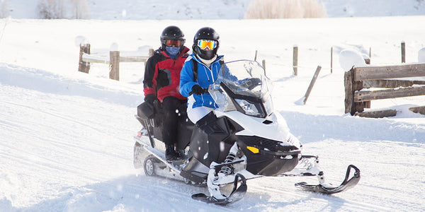 Snowmobile store helmet communication