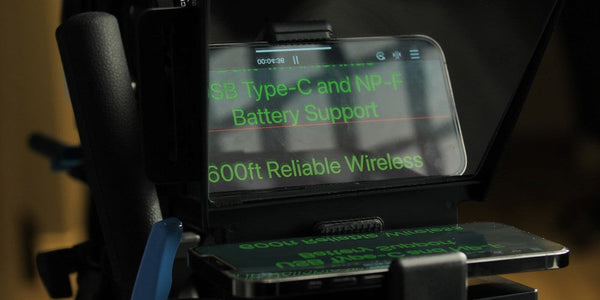 How to use a teleprompter?