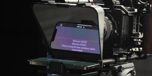 Why do we choose a mobile phone teleprompter when recording?