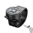 Moman BTC1 Bluetooth media remote control for motorcycle helmet intercom and headset, is of stray type with buttons.