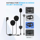 This helmet speaker is suitable for Moman H2 motorcycle intercom.  It is used for communication, answering phone calls, etc.