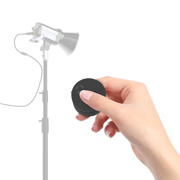 COLBOR CTR1 is a remote control for lights. It is black and mini, made of Aluminum and ABS robust materials.