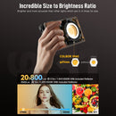 COLBOR W60 small LED video light is brighter than other products which are 3-4 times its size.