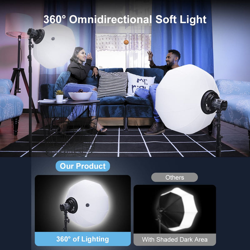 COLBOR BL65 provides soft and even light of 360° omnidirection for video recording, live streaming, interviewing.