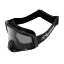 Moman AOG Goggles for Motorcycle Helmets, Bendable TPU Frame, Removable Nose Guard, UV400 Protection, Transparent & Grey Lenses Available