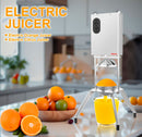 Spremiagrumi elettrico VANiGO, spremiagrumi elettrico per arance, spremiagrumi commerciale, spremiagrumi per succo d'arancia, spremiagrumi in acciaio inox e spremiagrumi per pompelmo, spremiagrumi, aggiornamento del succo con pressatura manuale
