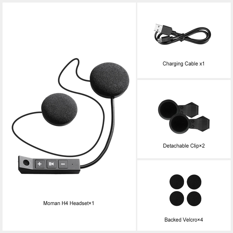 Best Wireless Earphones for Motorcycle Riding Moman H4