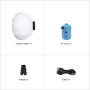 COLBOR BL65 package list: Best lantern softbox, an air pump, an adapter, and a charging cable.