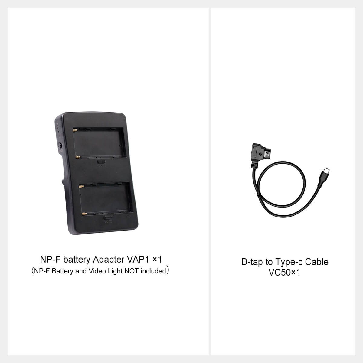 COLBOR VAP1 V-mount to NPF Battery Adapter and VC50 | Moman