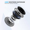 Moman H2 Bluetooth speaker for inside motorcycle helmet is designed to have the 40mm graphene diaphragm. It ensures clear voice quality.