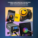 COLBOR CL120R RGB Video Light, 120W Output (2700-6500K CRI96+) for Studio and Photography