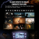 COLBOR CL220R COB studio light is equipped with 13 light modes to create cinematic effects, including Spark, Strobe, etc.