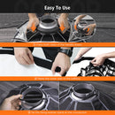 COLBOR BP45 is very easy to use. This pic shows three steps to attach it to Bowens mount and your video lights.