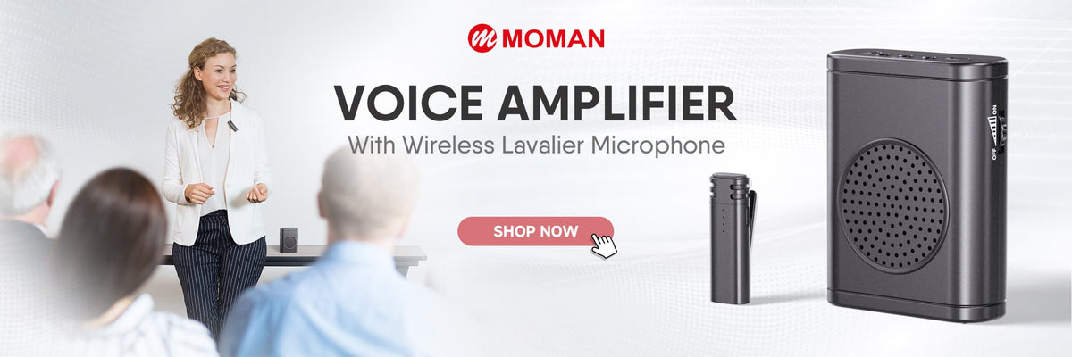 New Arrival--Moman Voice Amplifier with Wireless Mic