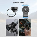 Moman BTC1 is a small media remote with rubber strap to mount on the motorcycle handle bars or car steering wheels.
