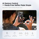 Moman XView M4 AI Wireless Video Monitor for Phone, AI Gesture Control Selfie, iPhone Rear Camera View