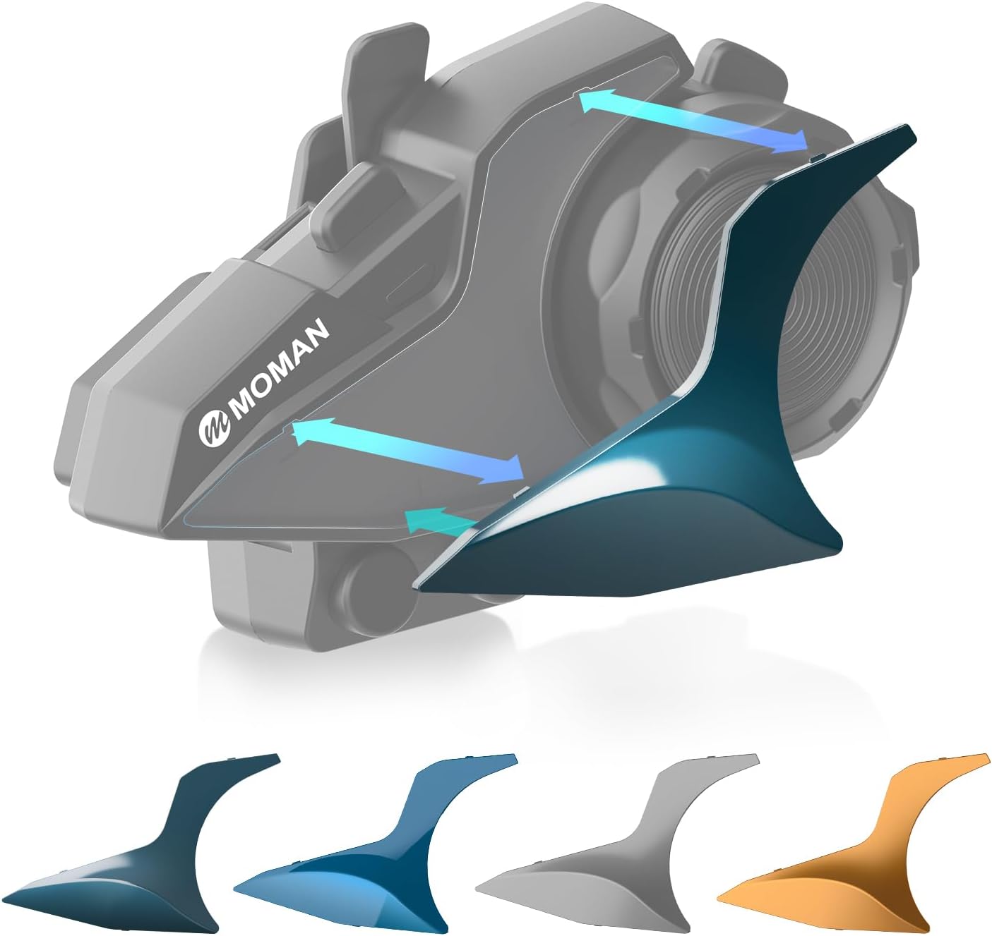 Moman H2 Bluetooth Motorcycle Helmet Speaker | Moman