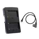 COLBOR VAP1 V-mount to NPF Battery Adapter can be used with the VC50 Dtap to USB-C Cable for secure charging.