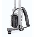 Moman DDB-NPF is a D Tap to NP F battery adapter with three-way outputs. It is safe and durable for broad applications.