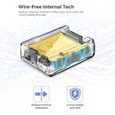 Moman 70Wh mini v mount camera battery Power 70 adopts wire-free internal tech to reduce inside resistance effectively.