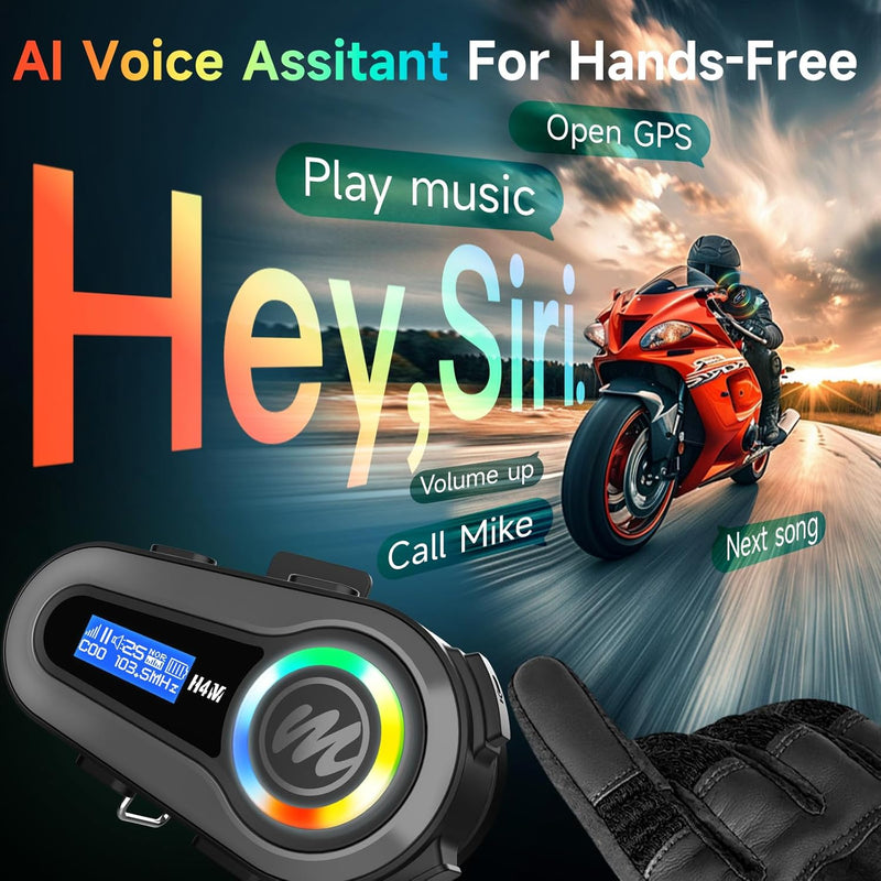 Moman H4M features an AI voice assistant for hands-free operation.