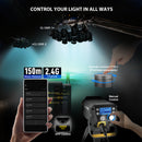 COLBOR CL120R RGB Video Light, 120W Output (2700-6500K CRI96+) for Studio and Photography
