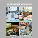 Moman CS6 wireless video transmitter and receiver 4K has multi-scence applications: Conference, education, video watching, and monitoring.