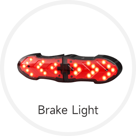 Moman HLT1 helmet-mounted LED brake light