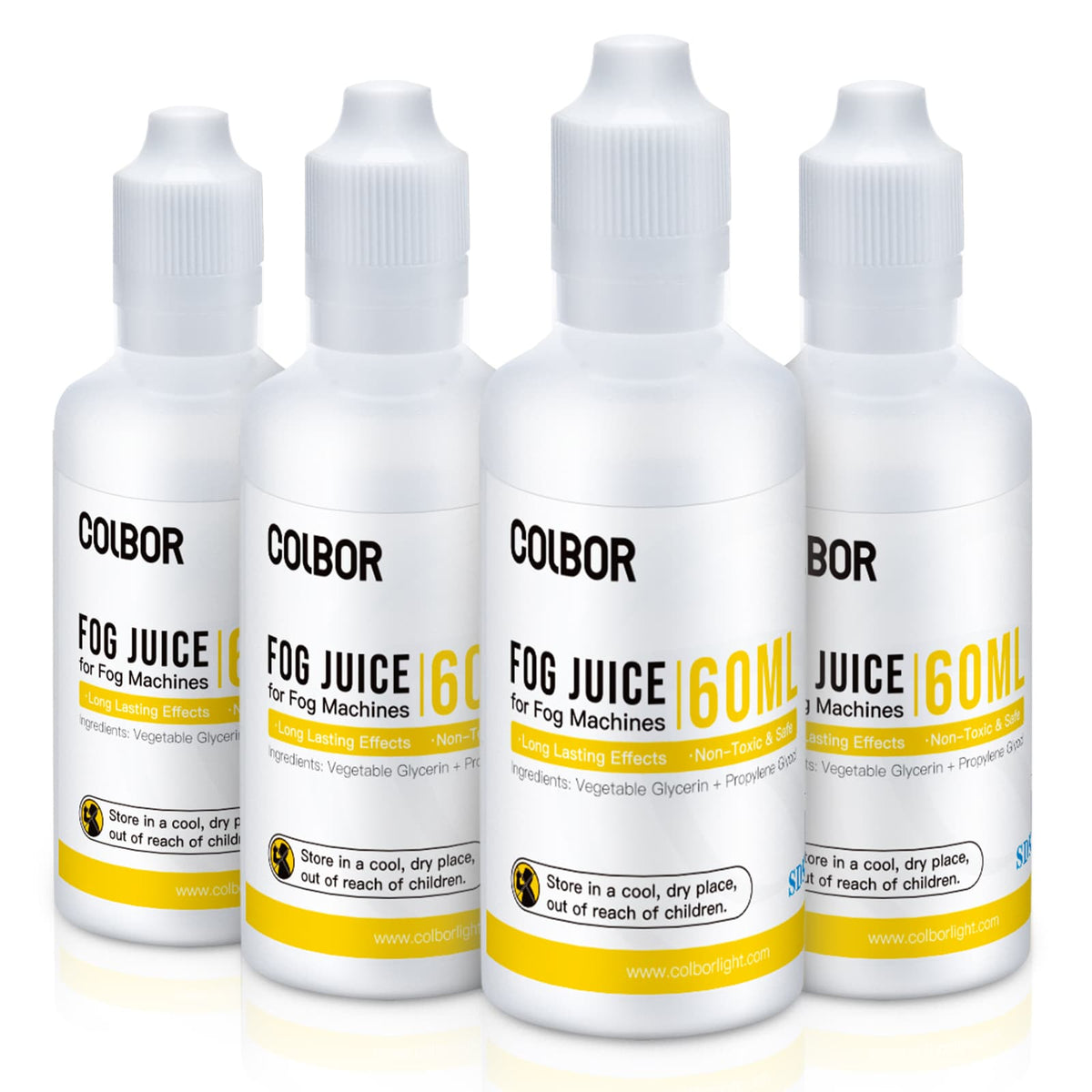 Fog Liquid for Smoke Machine COLBOR CF3 and CF5, 60ml, SGS Certified,  Colorless and Odorless