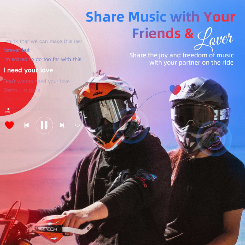 Moman CP-E features a music-sharing function between two riders.