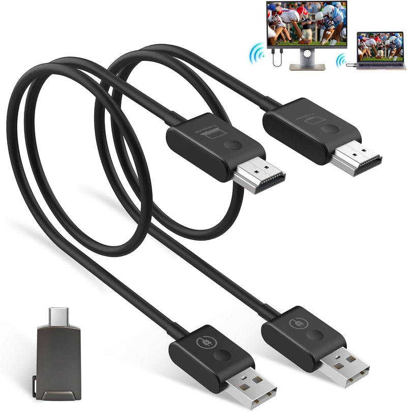 Moman CS6 ワイヤレス 4K HDMI トランスミッターおよびレシーバー (ビデオ投影用)