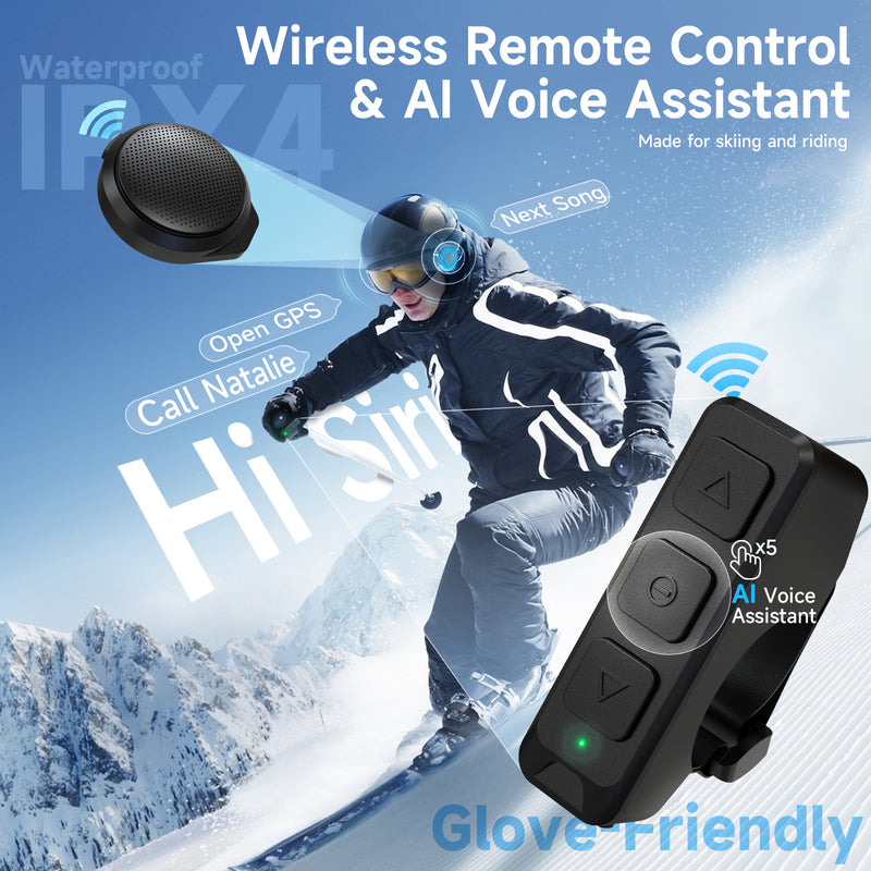 bluetooth snowboarding helmets Ski Helmet Speaker Moman HA1