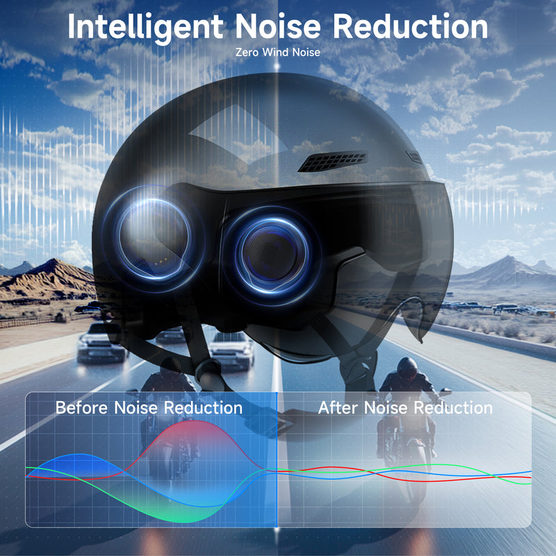 Moman HA1 carries an intelligent noise reduction function to ensure zero wind noise.