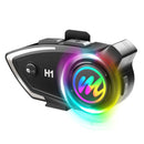 Moman H1 motorcycle helmet Bluetooth intercom single pack Black supports two-way speaking, phone calls, music streaming, etc.