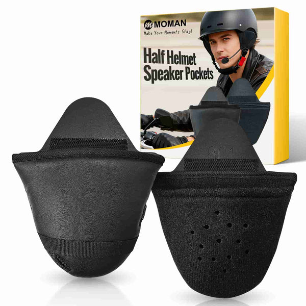 accessories motorcycle helmet One Size / Black/Red Glossy Make your helmet unique with these small red horns Motorcycle Riding Accessories | Moman