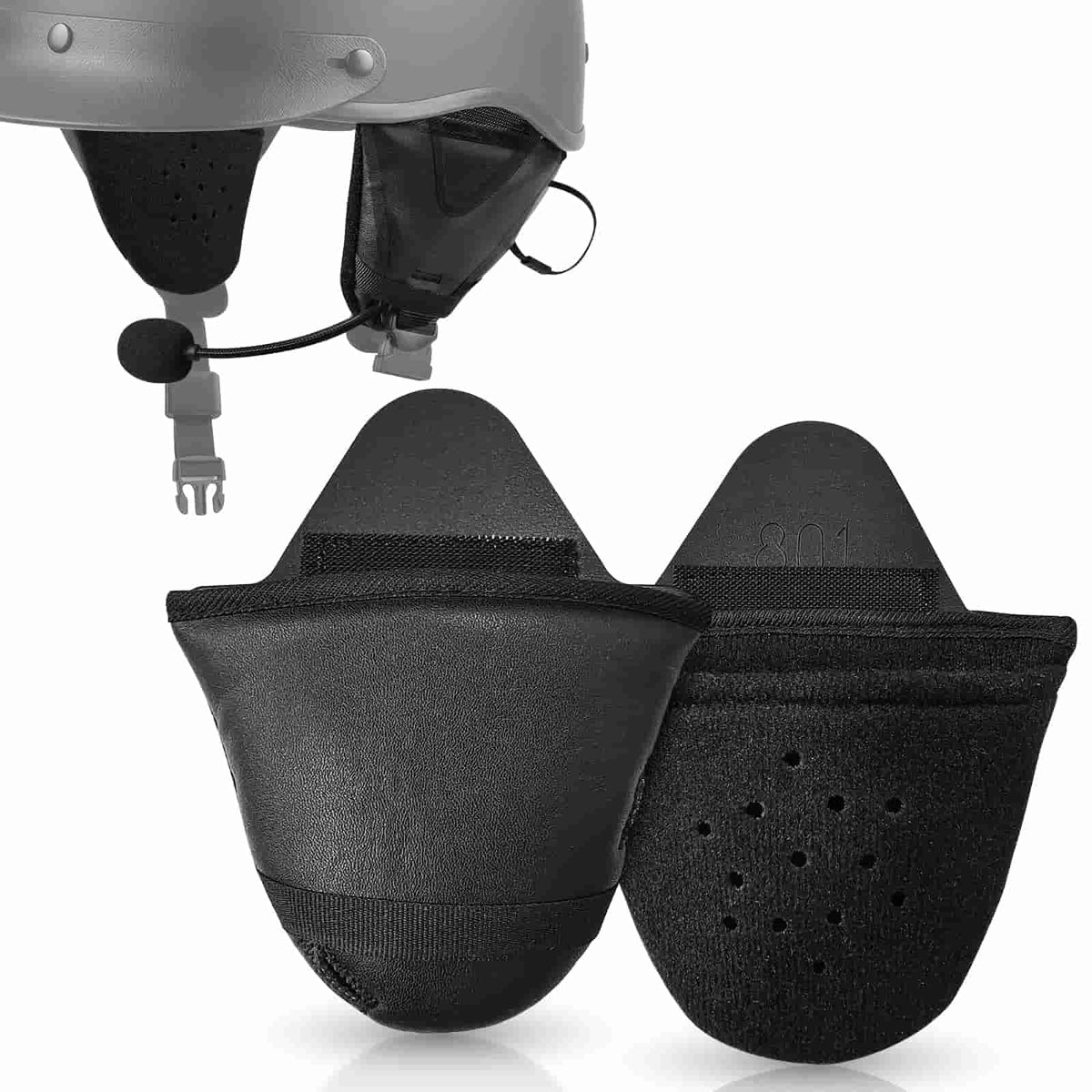 Half Helmet Speaker Pockets Moman HEB