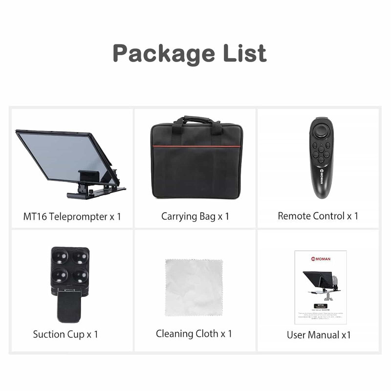 Moman MT16 package list