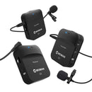 Moman C1X includes two transmitters and a receiver.