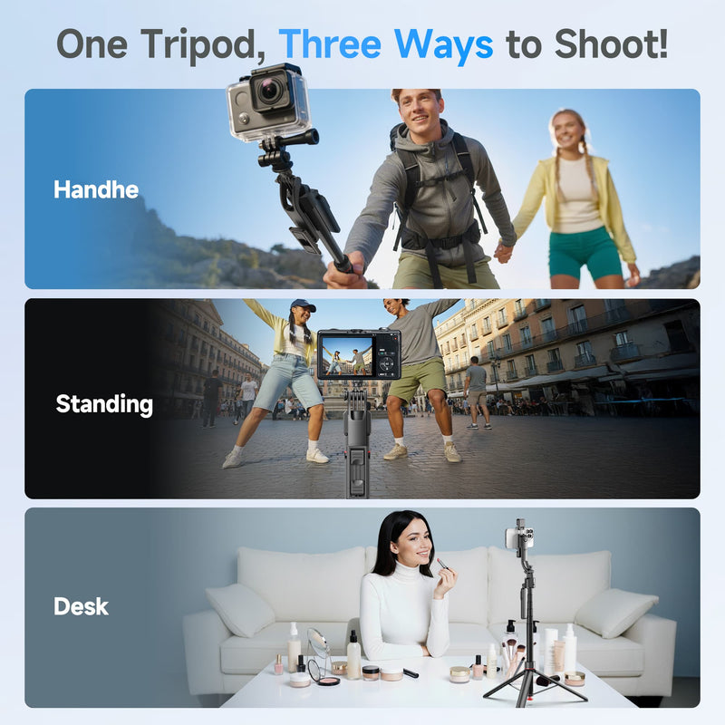 Moman TT07 offers handheld, standing, and tabletop uses.