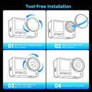 Moman AC6 filter set is easy to install with a secure screw-on design.