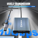 Moman C1B features a high-speed and stable transfer rate of up to 10Gbps with USB 3.1 Gen2 support.