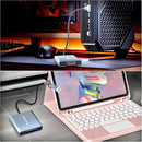 Moman C1B has an 11.8-inch cable for easy connection to both desktop and laptop setups.