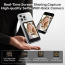 Moman XView M4 monitor screen for using phone rear camera for selfie vlog