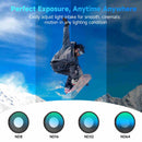 Moman AC6 ND filters can adjust the lights for a cinematic motion image.