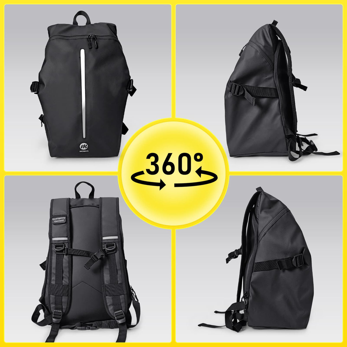 Best Backpack for Motorcycle Helmet Moman B2R | Moman