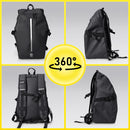 Moman B2R detailed view of front, back, and sides.