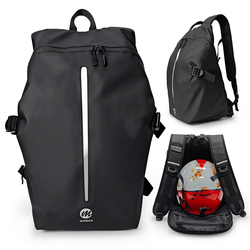 best motorcycle backpack for laptop Nomad Men/Women, Helmet/Laptop Luggage Bag Reflective Motorbike Riding Back Packs Lightweight Weekender Daily Travel Gear Bag Hiking Backpack for Camping, Sport, Gym, Cycling : Automotive bottle so on 9 Best Backpack for Motorcycle Helmet