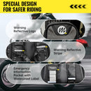 Moman BM1 includes special designs for safe riding, such as reflective logos and stripes, and an emergency information pocket.