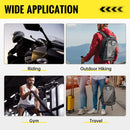 Moman BM1 backpack that holds motorcycle helmet can be widely used in riding, hiking, gym workouts, and travelling.